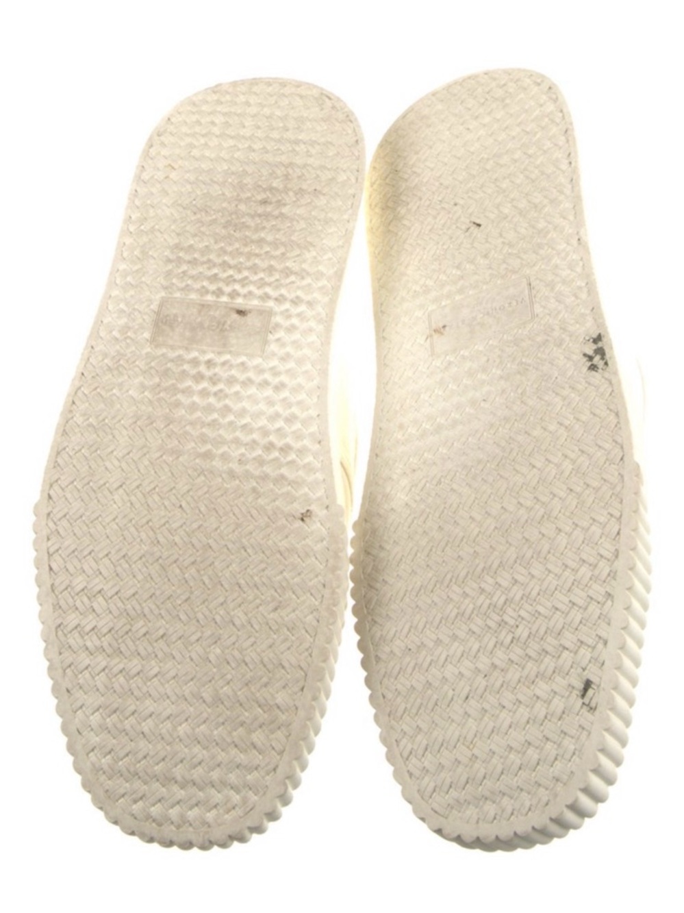 Veronica Beard White Slip-On Canvas Loafers - Picture 4 of 7